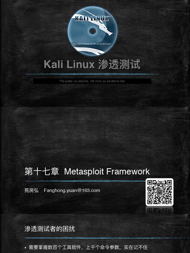 第十七章 Metasploit Fra…