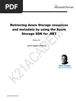 Retrieving Azure Storage Resources and Metadata by Using The Azure