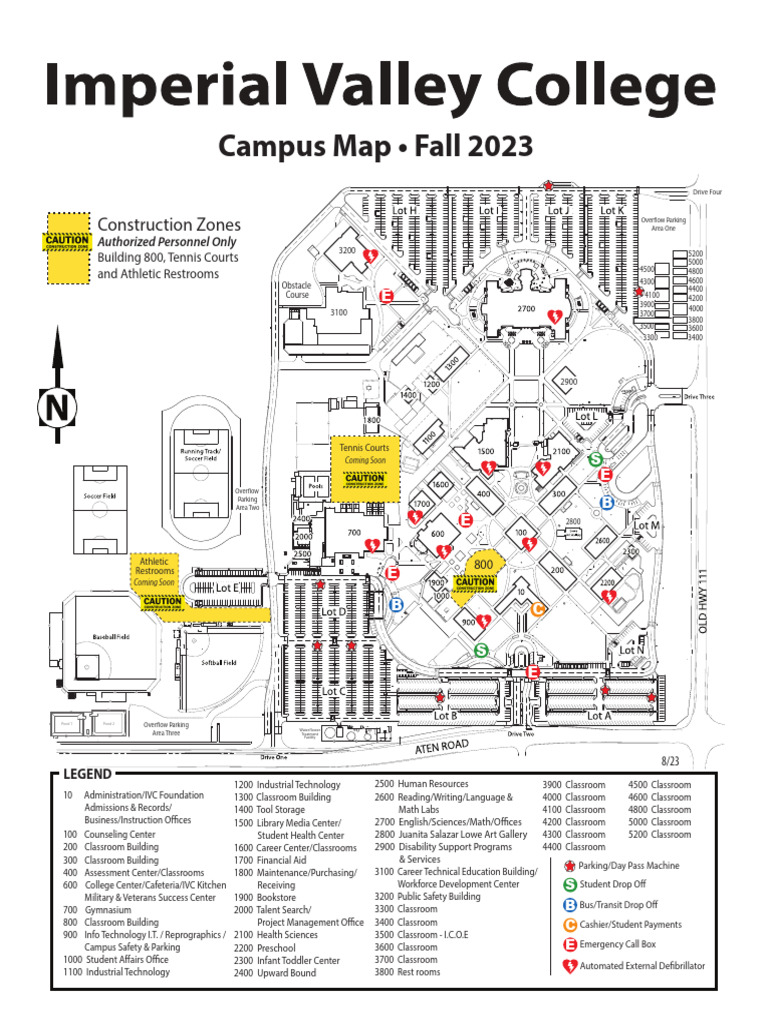 Irvine Valley College Campus Map 2023 | PDF