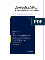 Download full ebook of Global Encyclopedia Of Public Administration Public Policy And Governance 2Nd Edition Ali Farazmand online pdf all chapter docx 