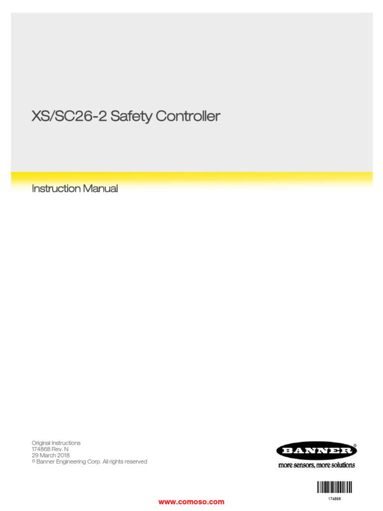 Banner Comoso 174868 | PDF | Programmable Logic Controller | Usb