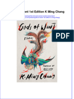 Full Ebook of Gods of Want 1St Edition K Ming Chang Online PDF All Chapter