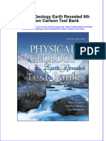 Full Physical Geology Earth Revealed 9Th Edition Carlson Test Bank Online PDF All Chapter