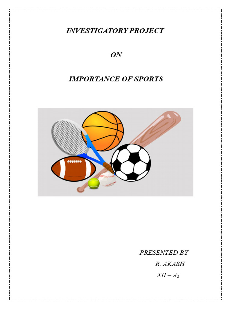 Investigatory project pdf sports physical fitness