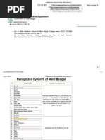 West Bengal Caste and Subcaste List | PDF | Caste | Social Groups Of India