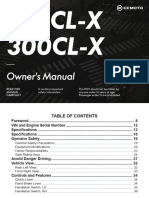 CFMOTO 300 CL-X Owner's Manual