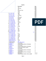 Digikey: Quantity Part # Description Size