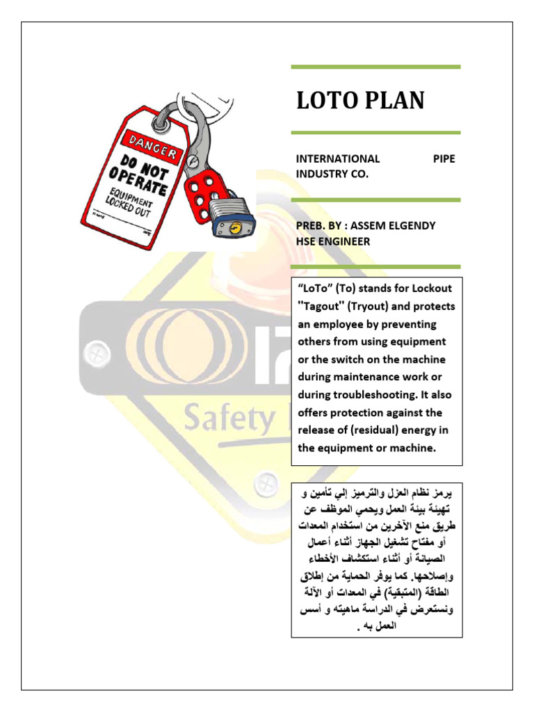 LOTO Safety Procedures Overview | PDF | Safety | Occupational Safety ...