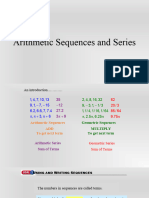 Arithmetic Sequences and Series