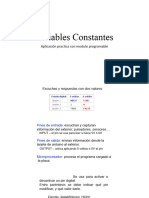 Variables Constantes 2