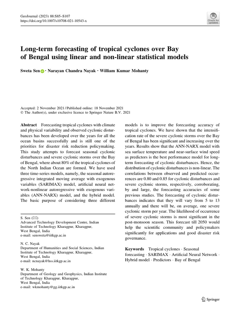 long-term-forecasting-of-tropical-cyclones-over-bay-of-bengal-using