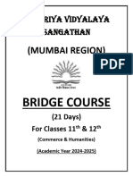 Bridge Course Class Xii Geography 2024-25