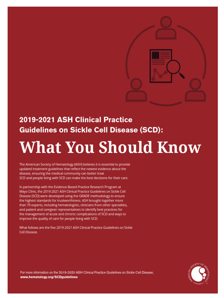 ASH2022ClinicalPracticeGuidelinesonSCD - June 2023 | PDF ...