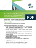 Vacancy Notice Corporate Services Specialist RO