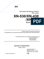 XN-530/XN-430 /XN-330: Basic Operation
