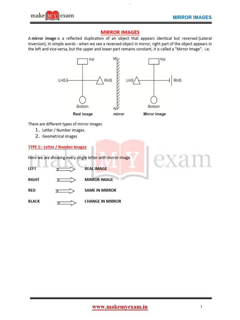 5860540mirror Images 04 Pages | PDF | Mirror | Image