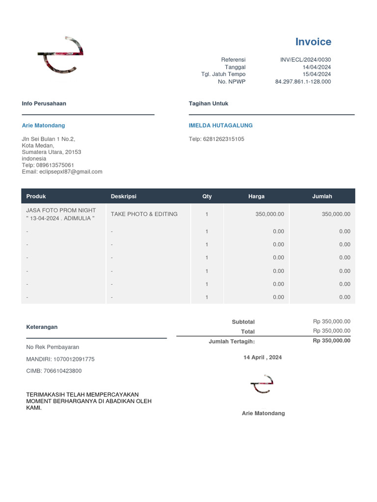 Inv Sal Inv Ecl 2024 0030 | PDF
