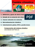 Tema 11. Cambio Climático