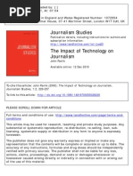 Download Pavlik The Impact of Technology on Journalism by Frank Tetteroo SN73567355 doc pdf
