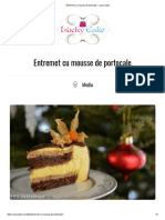 Entremet Cu Mousse de Portocale - Lucky Cake