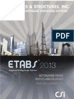 ETABS 2013 Betonarme Perde Tasarımı TS500-2000