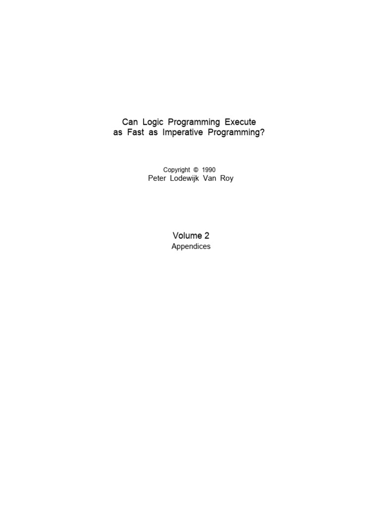 Prolog ThesisAppendix | PDF | Parameter (Computer Programming ...