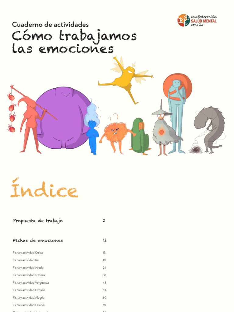 Cuaderno - Actividades - 9 Emociones | PDF | Las emociones | Ira