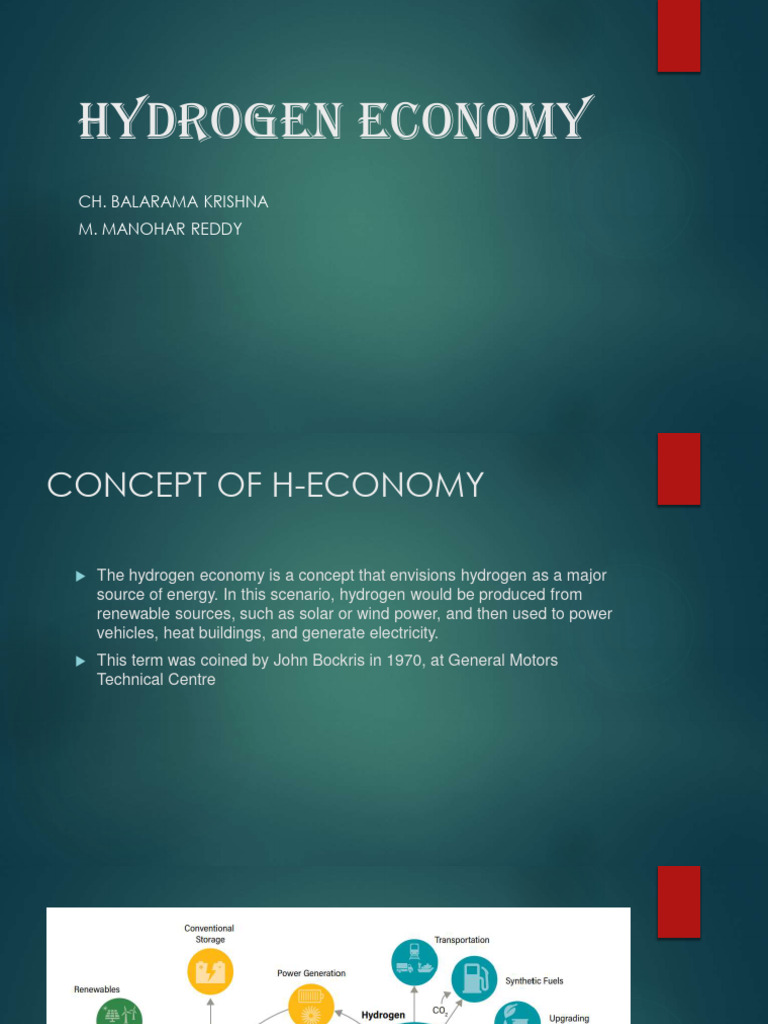 Hydrogen Economy Pdf Hydrogen Economy Hydrogen
