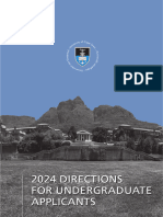2024 Ug Applicant Directions