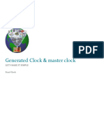 Generated Clock Master Clock
