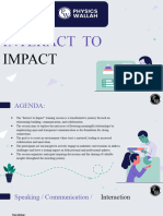 Interact To Impact - Let's Transform Together