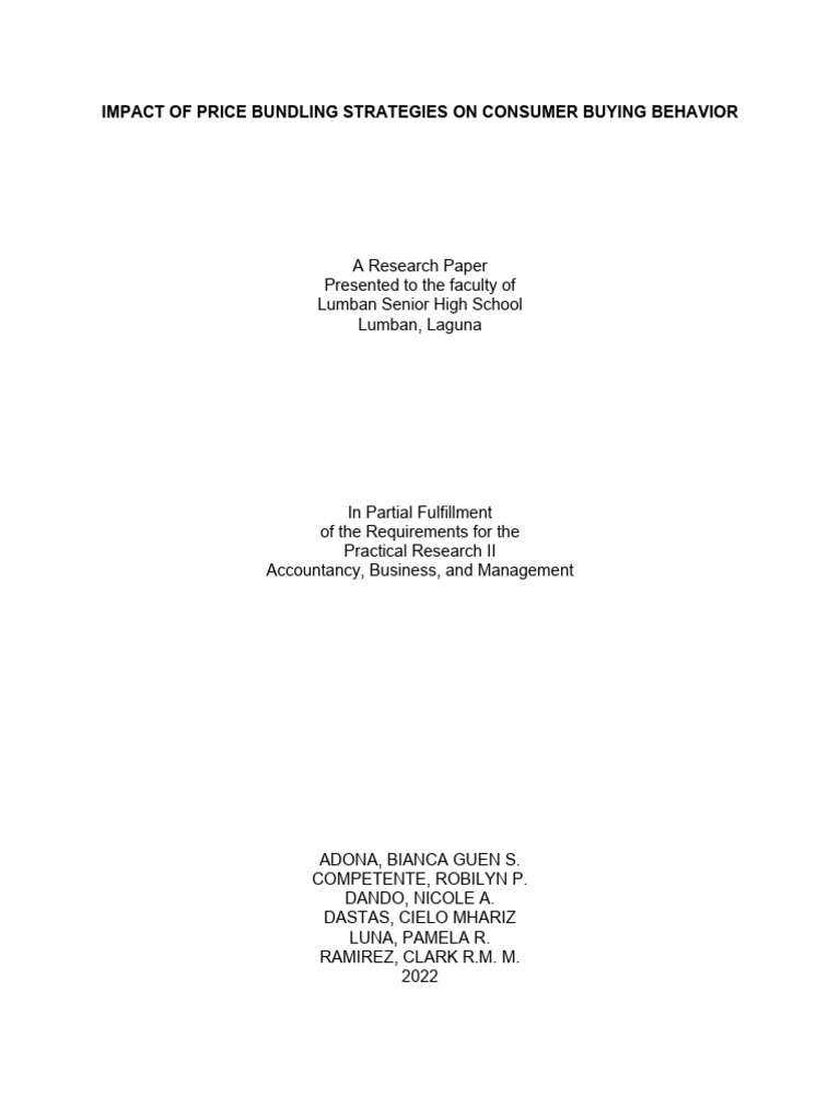 WHAT IS BUNDLING PRICING STRATEGY intelligence overview