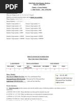 Notes Chapter 1 Numbers and Numeration