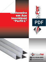 PERFIL INOX Catalogo Cantoneira de AcoInox