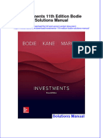 Full Investments 11Th Edition Bodie Solutions Manual Online PDF All Chapter