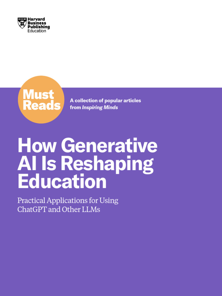 HBP Education Must Reads How Generative AI Is Reshaping Education | PDF ...