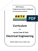 Syllabus SY BTech Electrical Sem 3 & 4 176 Credits