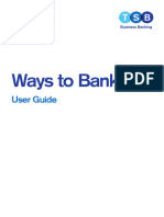 Ways To Bank User Guide