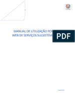 Manual de Utilização Portal Web