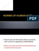 Norms of Human Acts