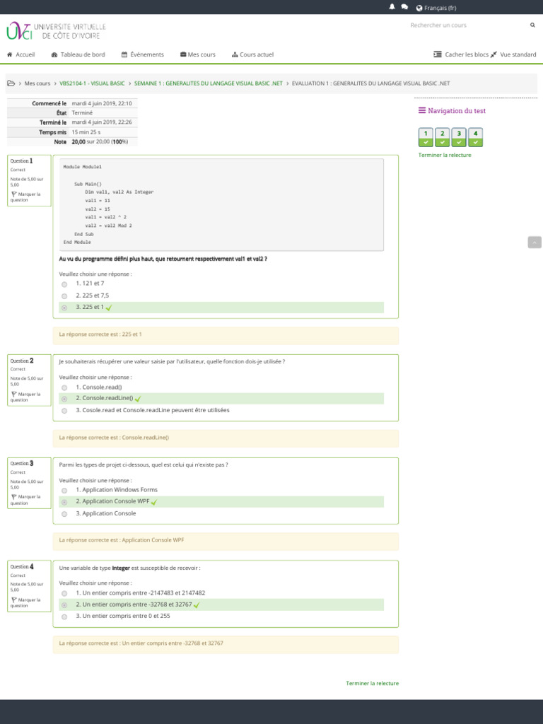 Introduction à Visual Basic .NET | PDF | De base | Architecture d'un ...