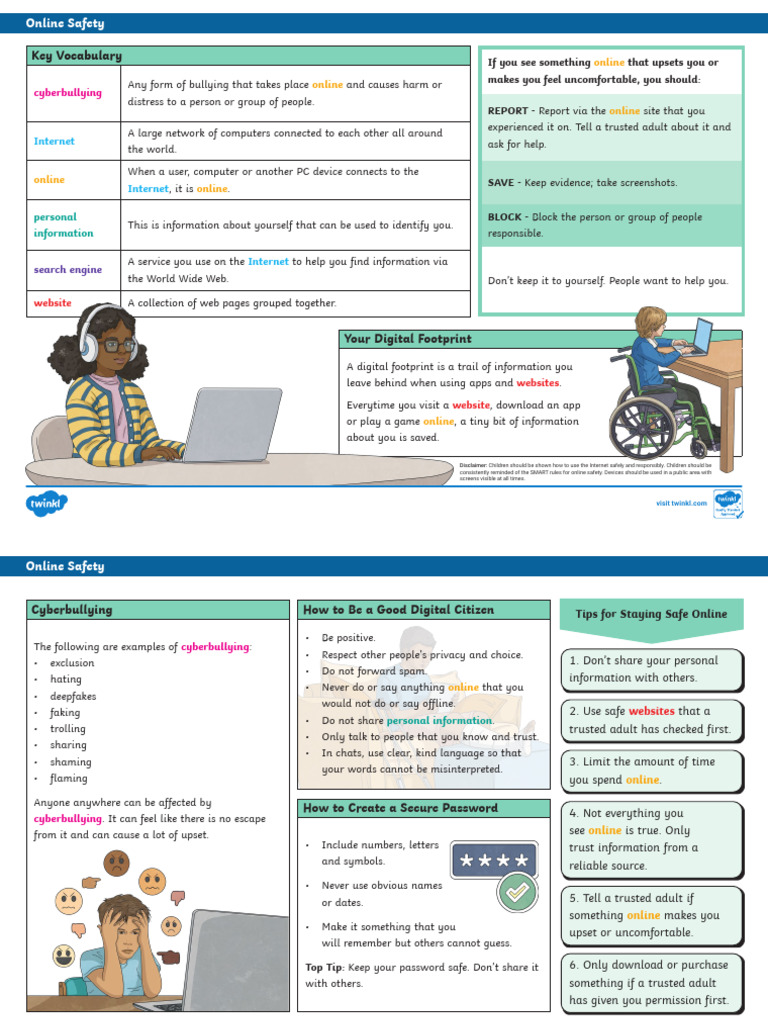 Online Safety Knowledge Organiser | Download Free PDF | Cyberbullying ...