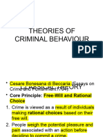 Theories of Criminal Behaviour