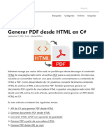 Generar PDF desde HTML en C# _ HTML a PDF C#