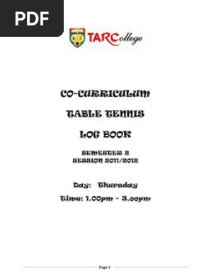 Log book