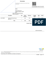 Facewash invoice bill 