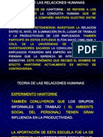 Teoria relaciones humanas