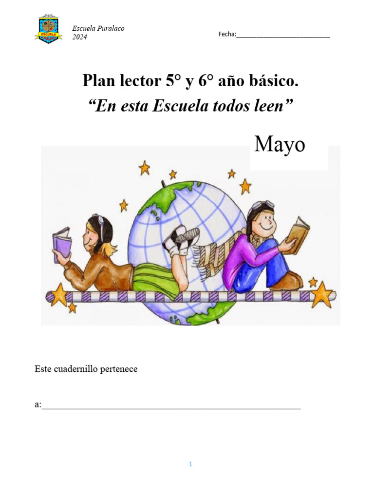Plan Lector 5° y 6° Básico | PDF | Crecimiento personal y profesional ...