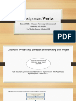 Jatamasi - Jatamansi Processing, Extraction and Marketing Sub - Project
