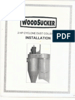 Wood Sucker 2hp Cyclone Dust Collector Install Manual
